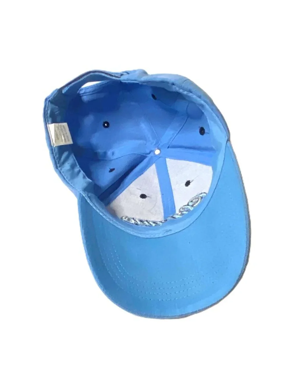 Chicago Baseball Cap Blue Embroidered Script Logo Adjustable Strapback Hat